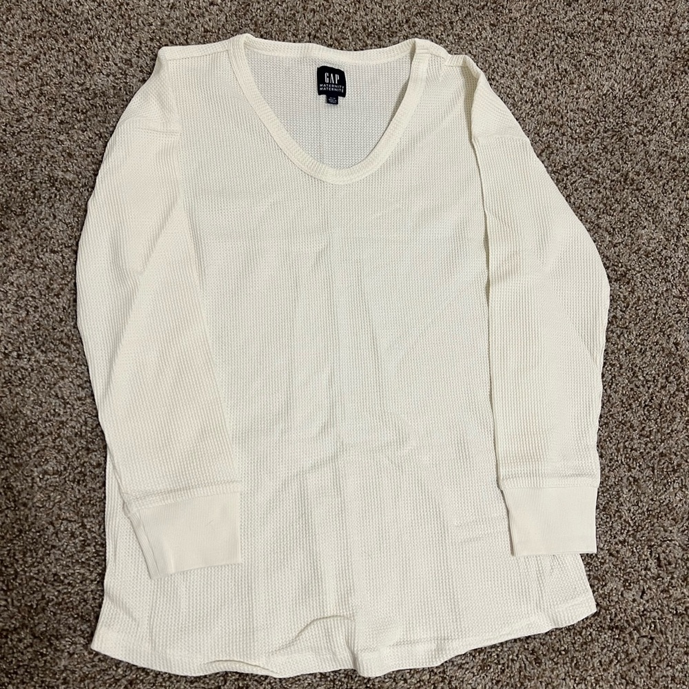 GAP Maternity Waffle Tunic Long Sleeve - Size XS